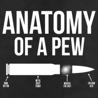 Anatomy Of A Pew Funny Bullet Pro Guns Golf Towel
