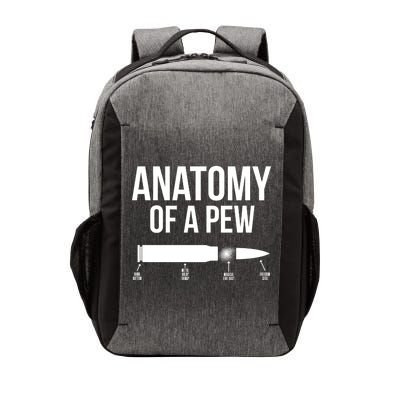 Anatomy Of A Pew Funny Bullet Pro Guns Vector Backpack