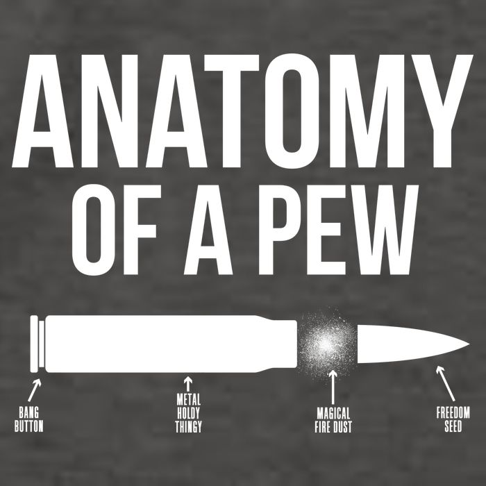 Anatomy Of A Pew Funny Bullet Pro Guns Vector Backpack