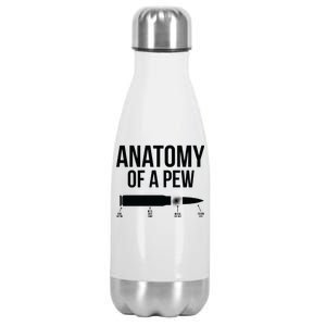 Anatomy Of A Pew Funny Bullet Pro Guns Stainless Steel Insulated Water Bottle