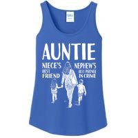 Auntie Nieces Best Friend Nephews Best Partner In Crime Meaningful Gift Ladies Essential Tank