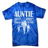 Auntie Nieces Best Friend Nephews Best Partner In Crime Meaningful Gift Tie-Dye T-Shirt