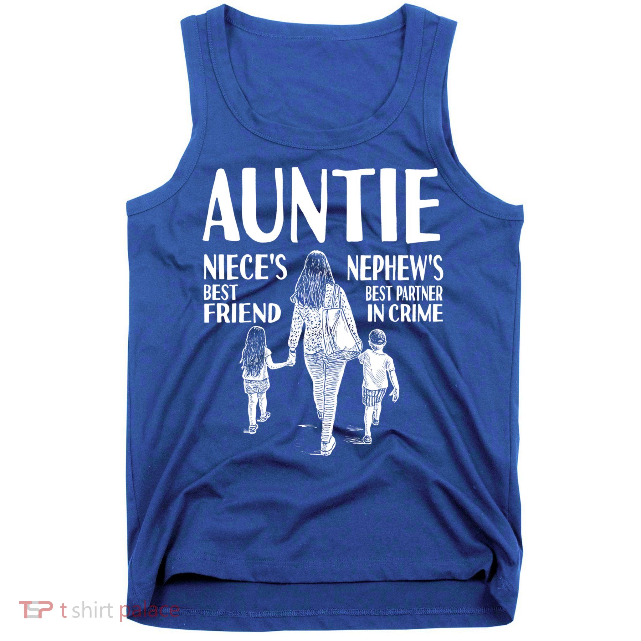 Auntie Nieces Best Friend Nephews Best Partner In Crime Meaningful Gift Tank Top