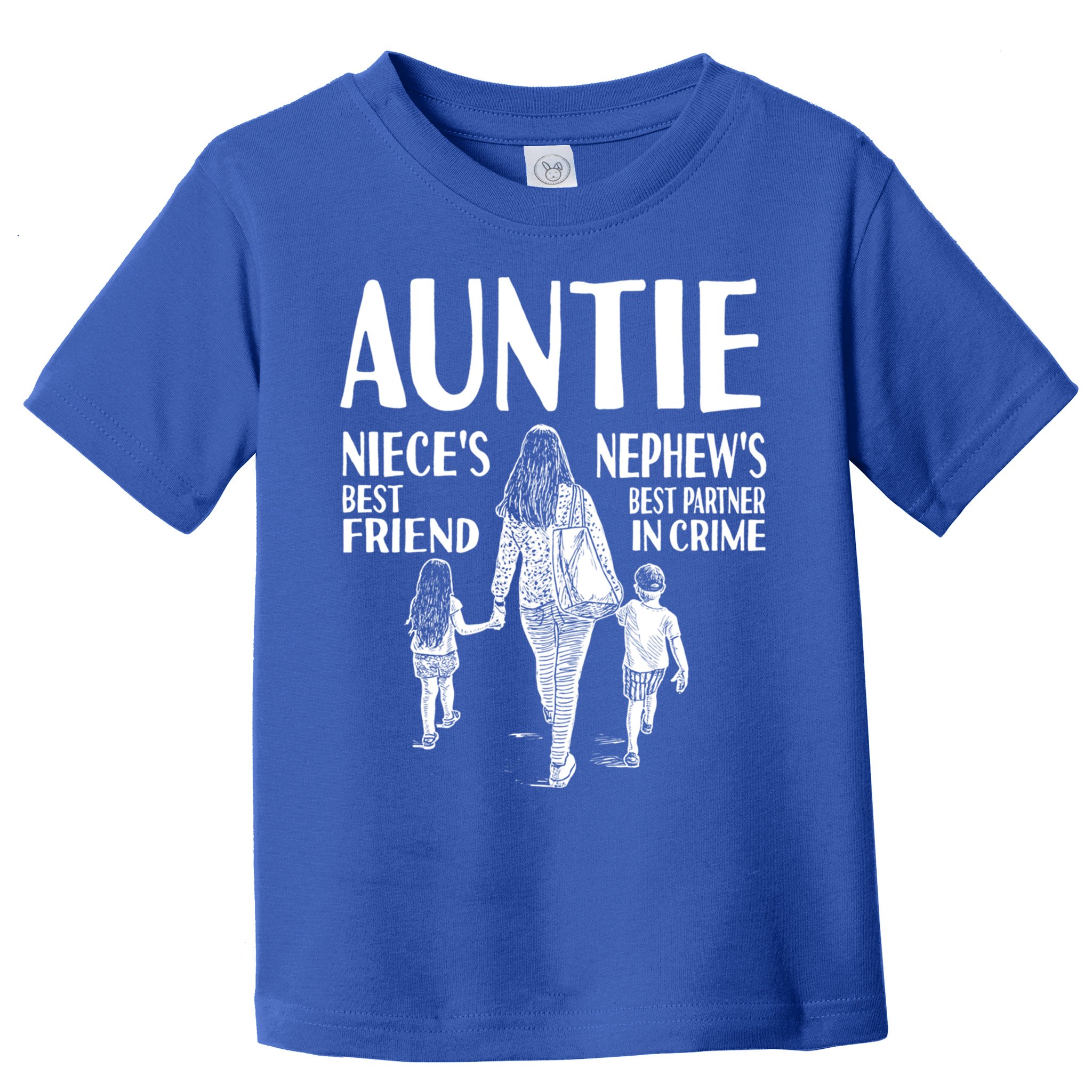 Auntie Nieces Best Friend Nephews Best Partner In Crime Meaningful Gift Toddler T-Shirt