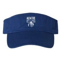 Auntie Nieces Best Friend Nephews Best Partner In Crime Meaningful Gift Valucap Bio-Washed Visor