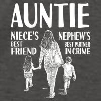 Auntie Nieces Best Friend Nephews Best Partner In Crime Meaningful Gift Vector Backpack