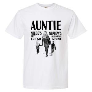 Auntie Nieces Best Friend Nephews Best Partner In Crime Meaningful Gift Garment-Dyed Heavyweight T-Shirt