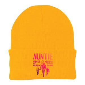 Auntie Nieces Best Friend Nephews Best Partner In Crime Gift Knit Cap Winter Beanie