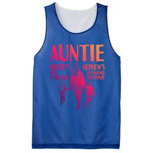 Auntie Nieces Best Friend Nephews Best Partner In Crime Gift Mesh Reversible Basketball Jersey Tank