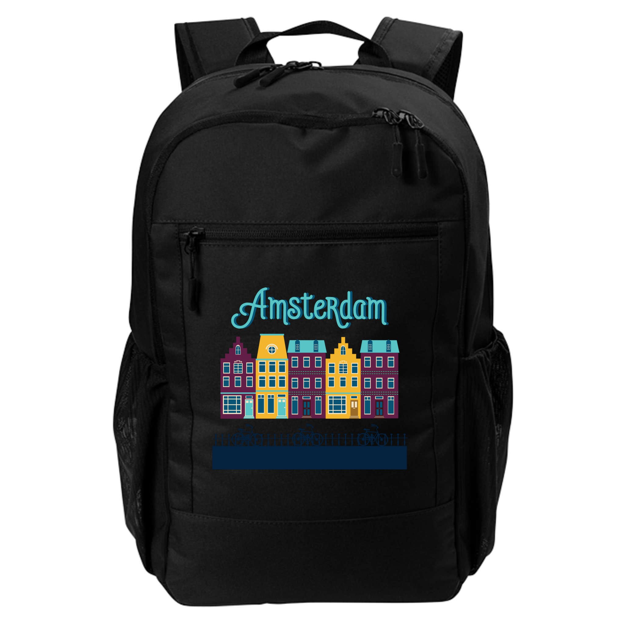 Amsterdam Netherlands Bicycle Europe Funny Gift Backpack