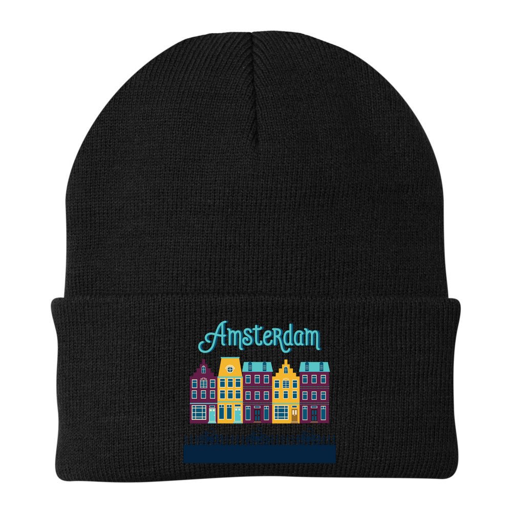 Amsterdam Netherlands Bicycle Europe Funny Gift Beanie