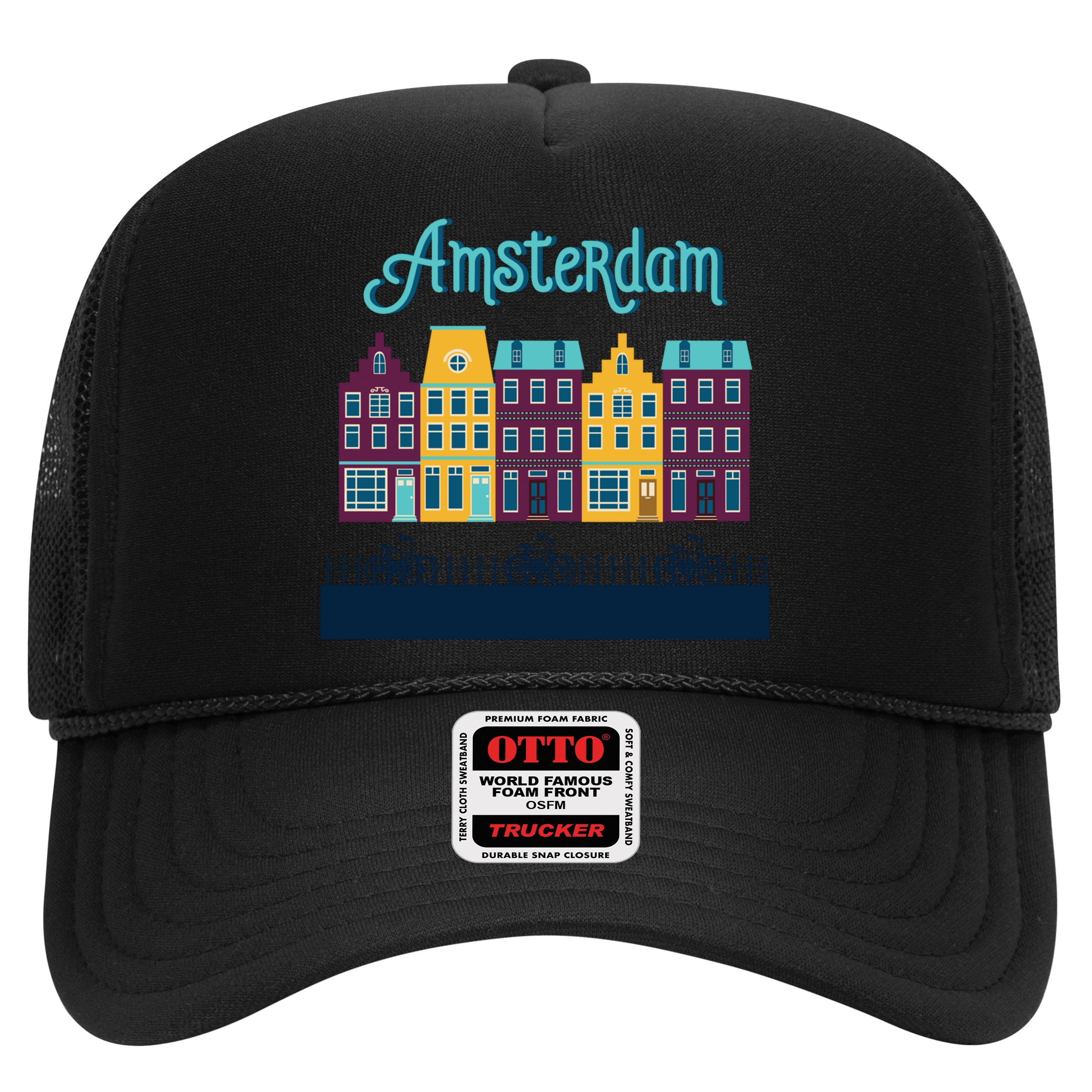 Amsterdam Netherlands Bicycle Europe Funny Gift Hat