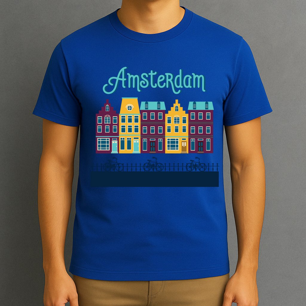 Amsterdam Netherlands Bicycle Europe Funny Gift T-Shirt