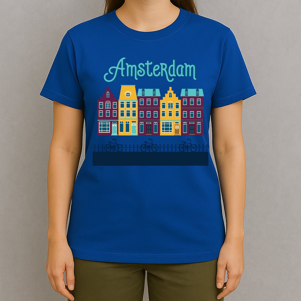 Amsterdam Netherlands Bicycle Europe Funny Gift T-Shirt