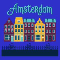 Amsterdam Netherlands Bicycle Europe Funny Gift Baby Bodysuit