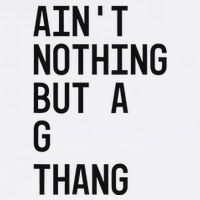 AinT Nothing But A G Thang 90s Wool Snapback Cap