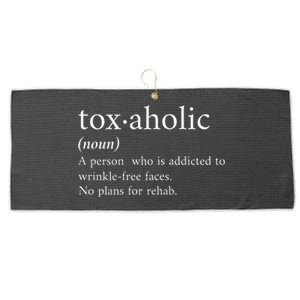 Aesthetic Nurse Botox RN The Definition of Toxaholic Large Microfiber Waffle Golf Towel