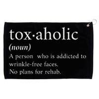 Aesthetic Nurse Botox RN The Definition of Toxaholic Grommeted Golf Towel