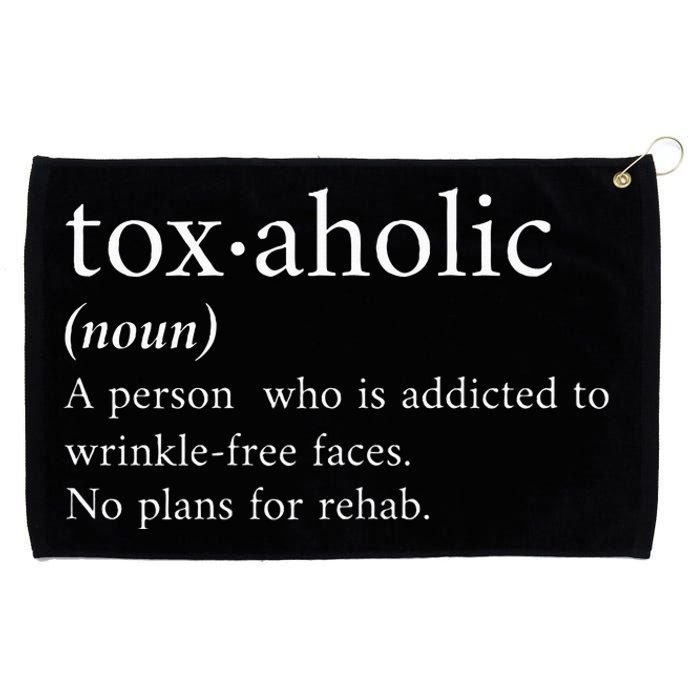 Aesthetic Nurse Botox RN The Definition of Toxaholic Grommeted Golf Towel