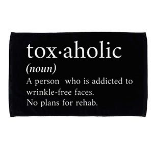 Aesthetic Nurse Botox RN The Definition of Toxaholic Microfiber Hand Towel