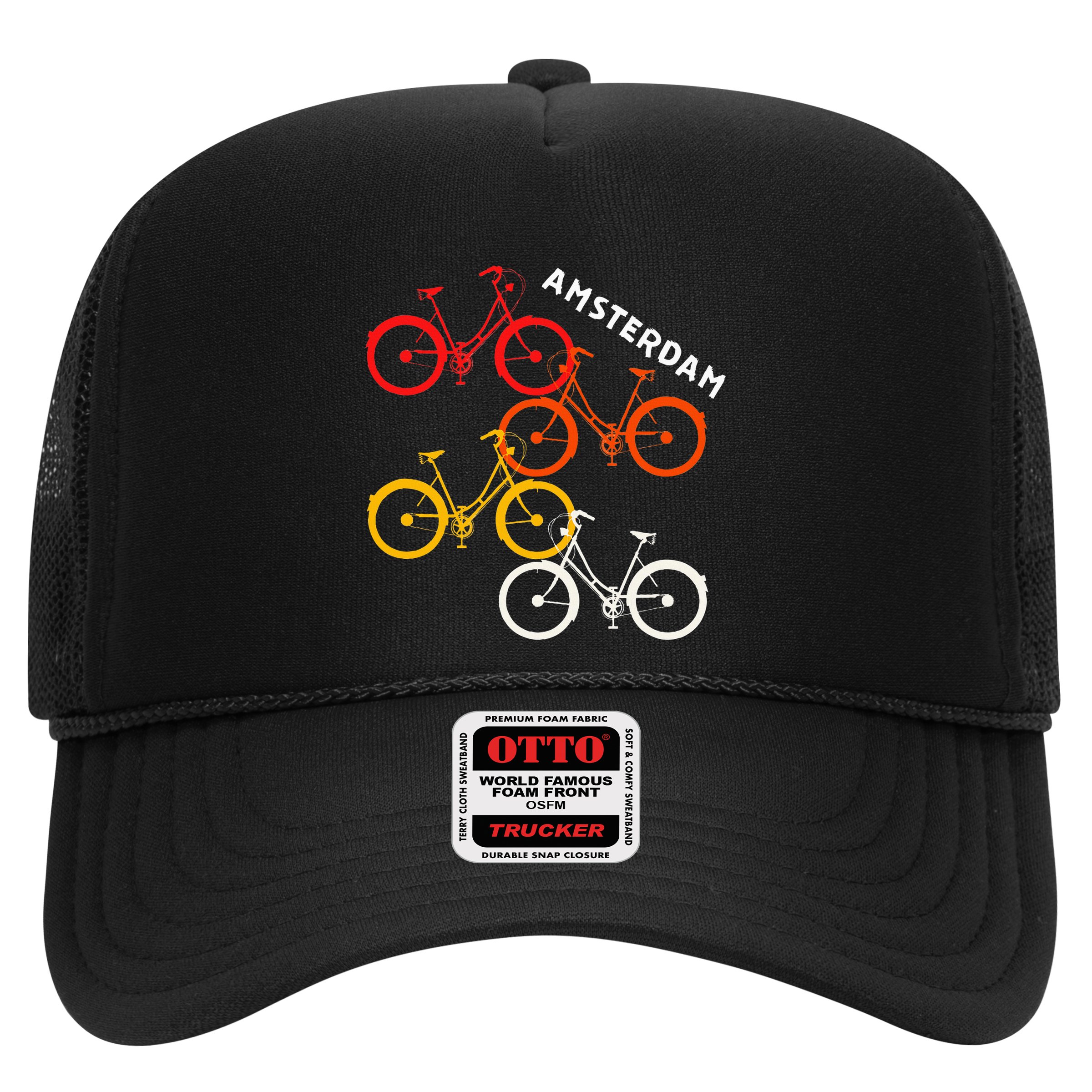 Amsterdam Netherlands Bike Bicycle Souvenir Hat