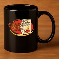 All Natural Cum.Mins Cider Humor 11oz C Handle Ceramic Mug