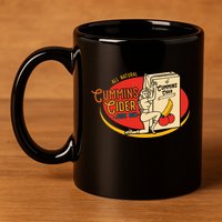 All Natural Cum.Mins Cider Humor 11oz C Handle Ceramic Mug