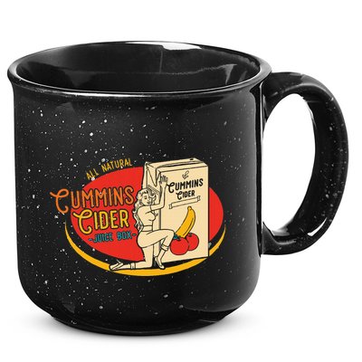 All Natural Cum.Mins Cider Humor 15oz Campfire Ceramic Mug