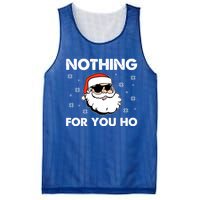 Adult Naughty Christmas Funny Santa Claus Nothing For You Ho Great Gift Mesh Reversible Basketball Jersey Tank