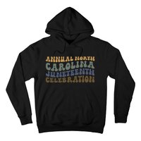 Annual North Carolina Juneteenth Celebration Retro Art Hoodie