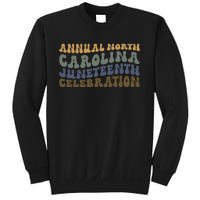 Annual North Carolina Juneteenth Celebration Retro Art Sweatshirt