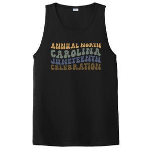 Annual North Carolina Juneteenth Celebration Retro Art PosiCharge Competitor Tank