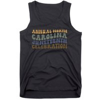 Annual North Carolina Juneteenth Celebration Retro Art Tank Top