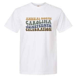 Annual North Carolina Juneteenth Celebration Retro Art Garment-Dyed Heavyweight T-Shirt