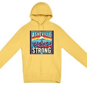 Asheville North Carolina Asheville Strong Gift Premium Pullover Hoodie