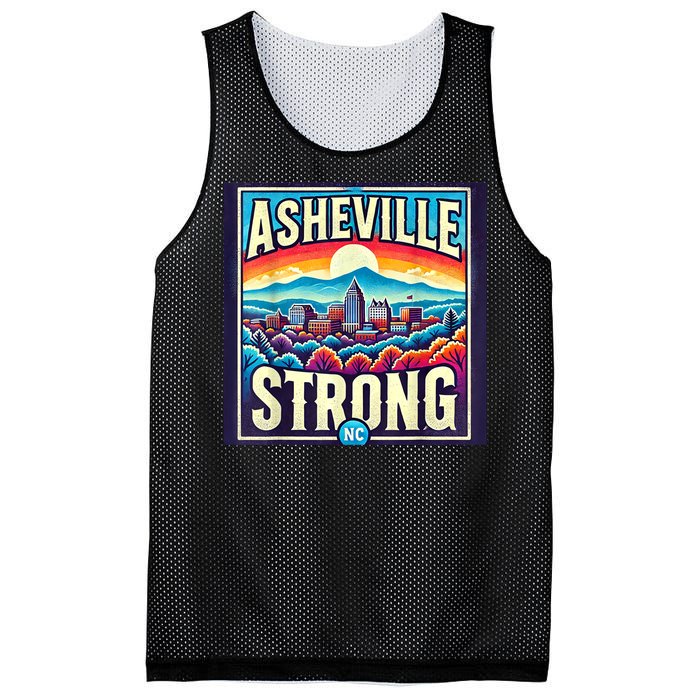 Asheville North Carolina Asheville Strong Gift Mesh Reversible Basketball Jersey Tank