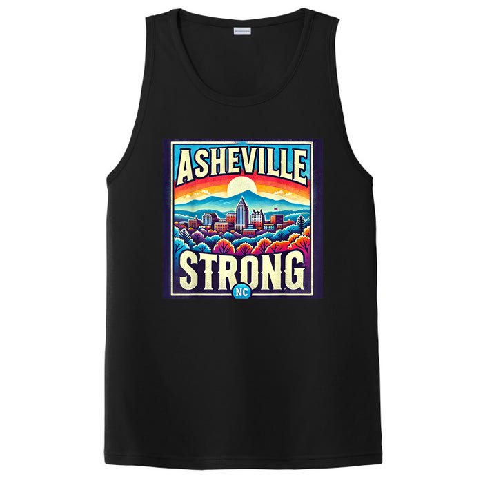 Asheville North Carolina Asheville Strong Gift PosiCharge Competitor Tank