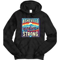 Asheville North Carolina Asheville Strong Gift Tie Dye Hoodie