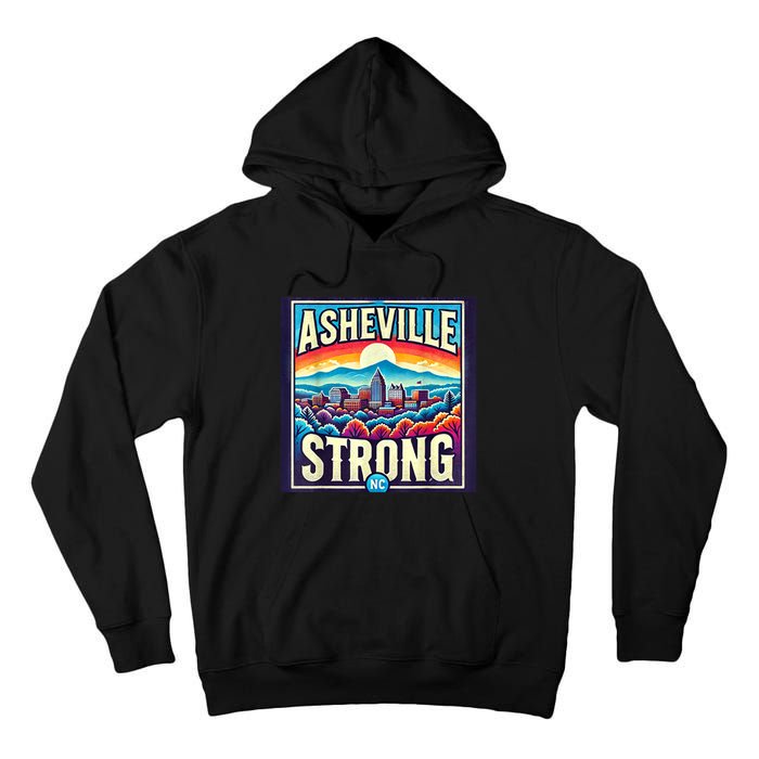 Asheville North Carolina Asheville Strong Gift Tall Hoodie