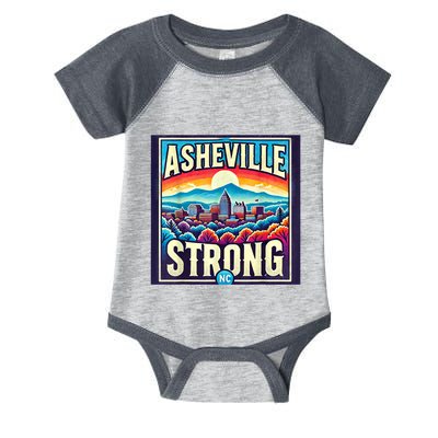 Asheville North Carolina Asheville Strong Gift Infant Baby Jersey Bodysuit