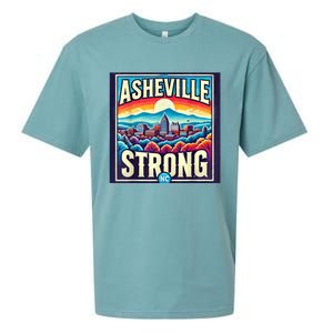 Asheville North Carolina Asheville Strong Gift Sueded Cloud Jersey T-Shirt