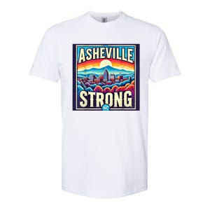 Asheville North Carolina Asheville Strong Gift Softstyle CVC T-Shirt