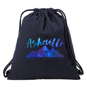 Asheville North Carolina Camping Hiking Skiing Family Trip Gift Drawstring Bag