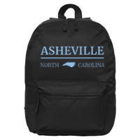 Asheville North Carolina Blue Ridge Mountains Nc Hiking 16 in Basic Backpack