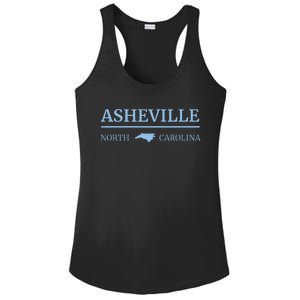 Asheville North Carolina Blue Ridge Mountains Nc Hiking Ladies PosiCharge Competitor Racerback Tank