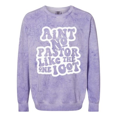 AinT No Church Like The One I Got Christian Bible Verses Colorblast Crewneck Sweatshirt