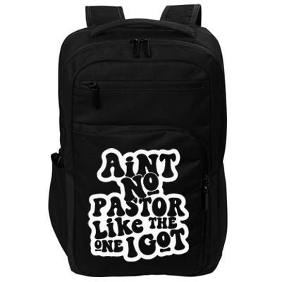 AinT No Church Like The One I Got Christian Bible Verses Impact Tech Backpack