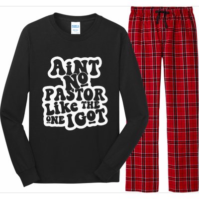 AinT No Church Like The One I Got Christian Bible Verses Long Sleeve Pajama Set