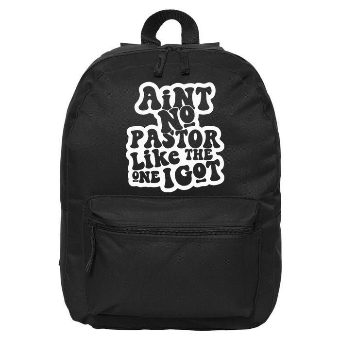 AinT No Church Like The One I Got Christian Bible Verses 16 in Basic Backpack