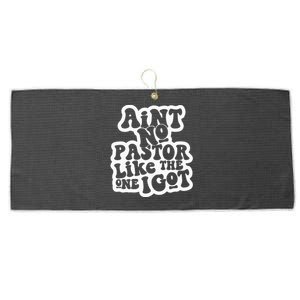 AinT No Church Like The One I Got Christian Bible Verses Large Microfiber Waffle Golf Towel